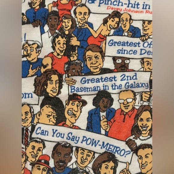 95 - 96 2 BALTIMORE ORIOE'S TEAM T-SHIRTS SINGLE STITCH 1 CELEBRITIES VINTAGE XL - Picture 11 of 15